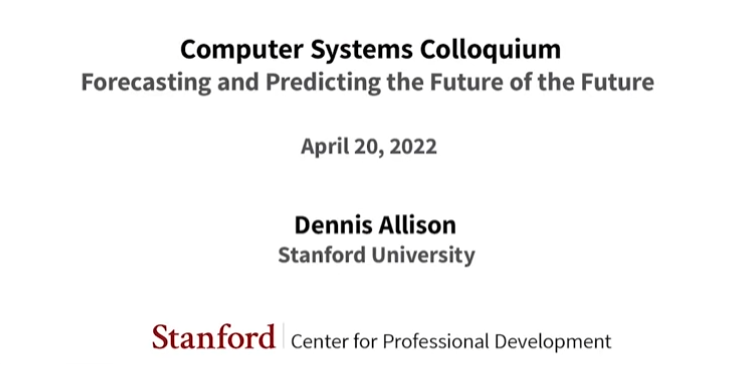 Forecasting and Predicting the Future of the Future
